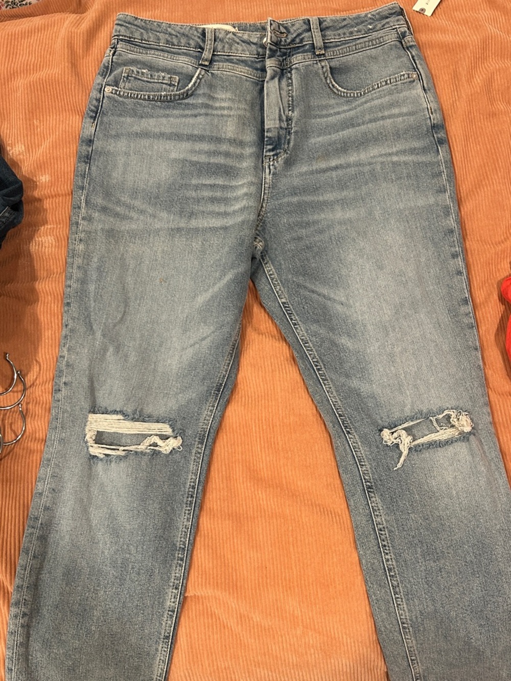 Pilcro and the letterpress BRAND NEW Distressed Women’s Jeans size 32 ankle